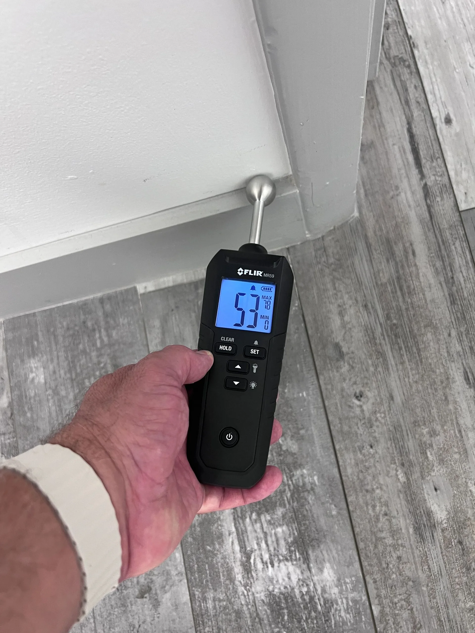 Moisture mapping